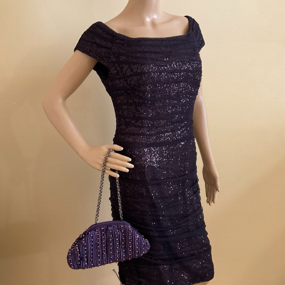 Ralph Lauren - Lauren Sequined Cocktail Dress